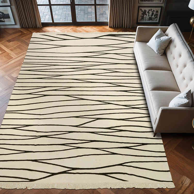 Nueva Alfombra Turca Kilim - 245 cm x 375 cm - K0075174