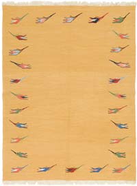 Yeni Kök Boya El Dokuma Kilim - 150 cm x 195 cm