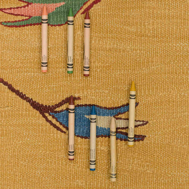 New Handwoven Turkish Kilim Rug - 4' 11" x 6' 5" (59" x 77") - K0075181