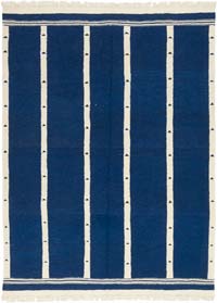 New Handwoven Turkish Kilim Rug - 6' 1" x 8' 2" (73" x 98")