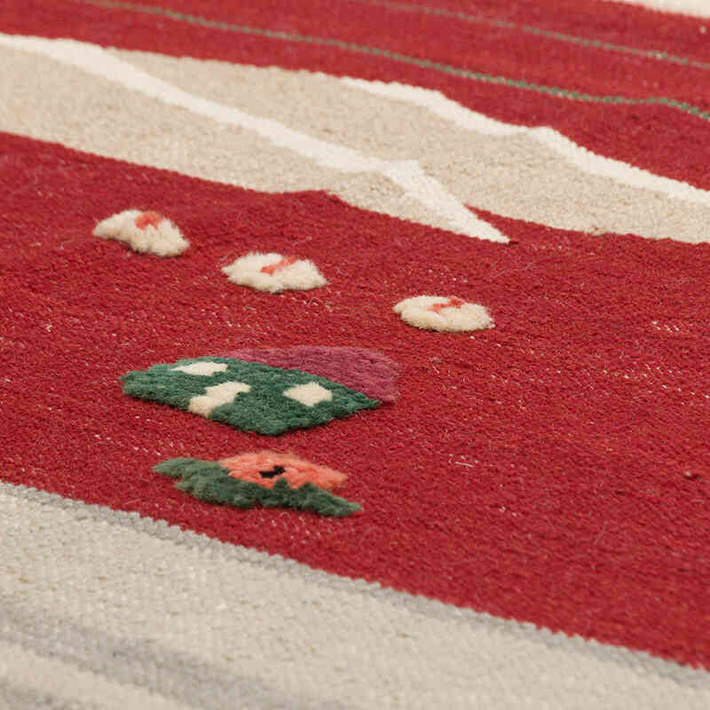 Yeni Kök Boya El Dokuma Kilim - 105 cm x 145 cm - K0075184