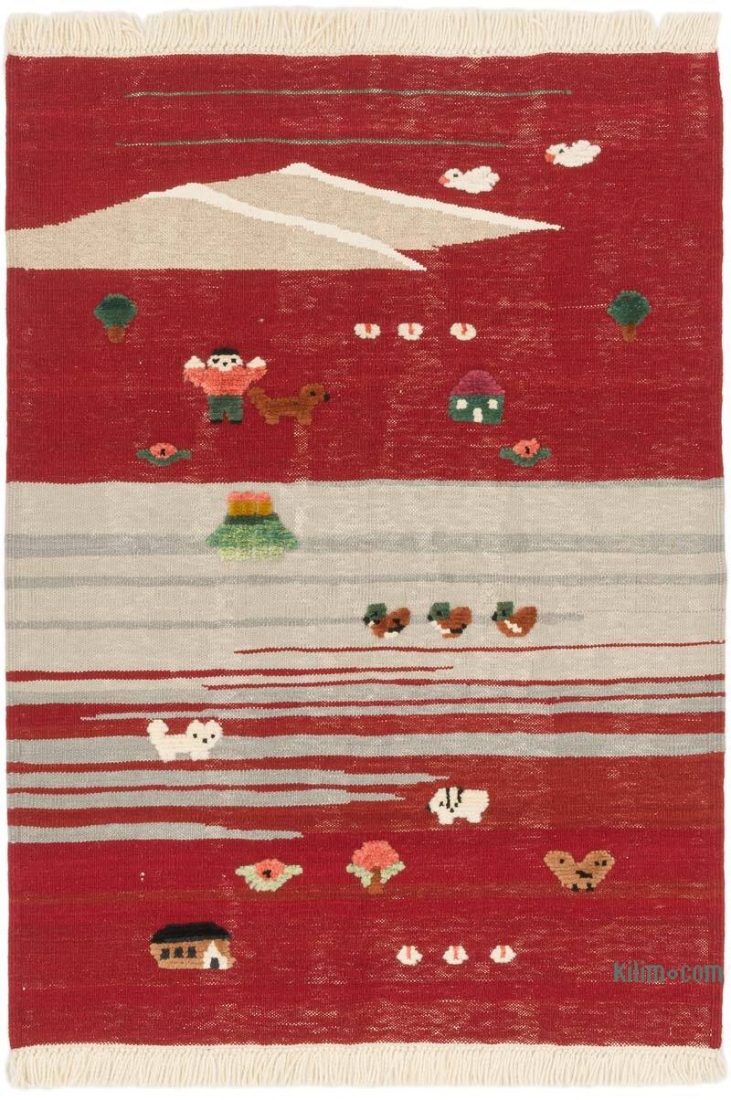 Yeni Kök Boya El Dokuma Kilim - 105 cm x 145 cm - K0075184