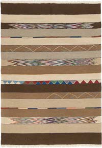 New Handwoven Turkish Kilim Rug - 6'  x 8' 3" (72" x 99")
