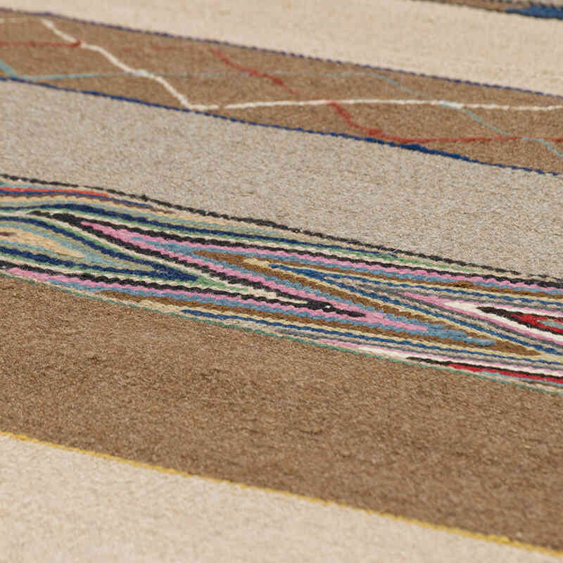 New Handwoven Turkish Kilim Rug - 6'  x 8' 3" (72" x 99") - K0075186