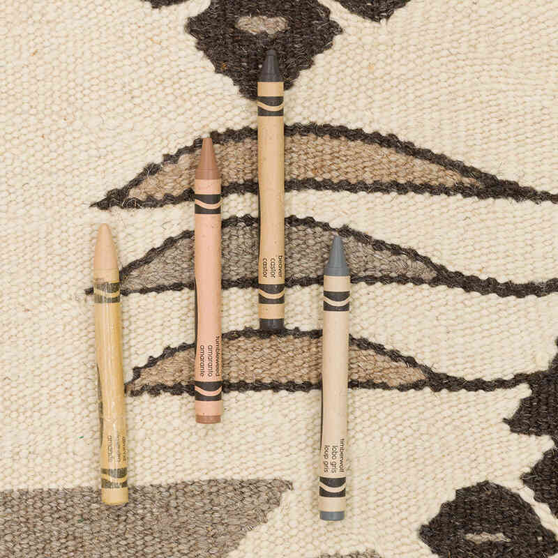 New Handwoven Turkish Kilim Rug - 3' 1" x 4'  (37" x 48") - K0075188