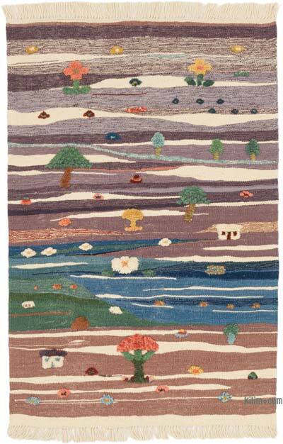 Nueva Alfombra Turca Kilim - 105 cm x 156 cm
