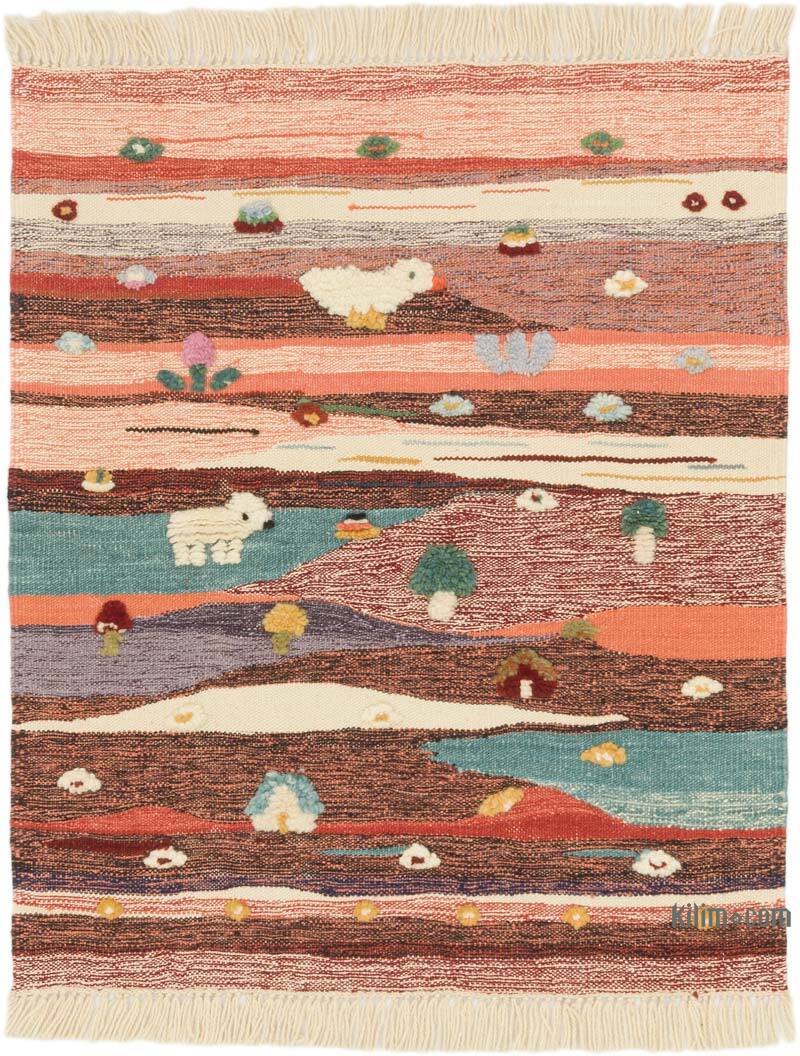 Nueva Alfombra Turca Kilim - 94 cm x 111 cm - K0075191