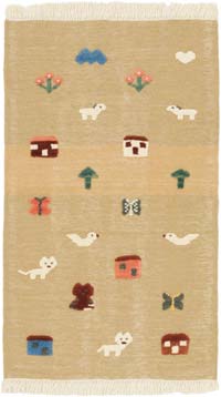 Yeni Kök Boya El Dokuma Kilim - 72 cm x 120 cm
