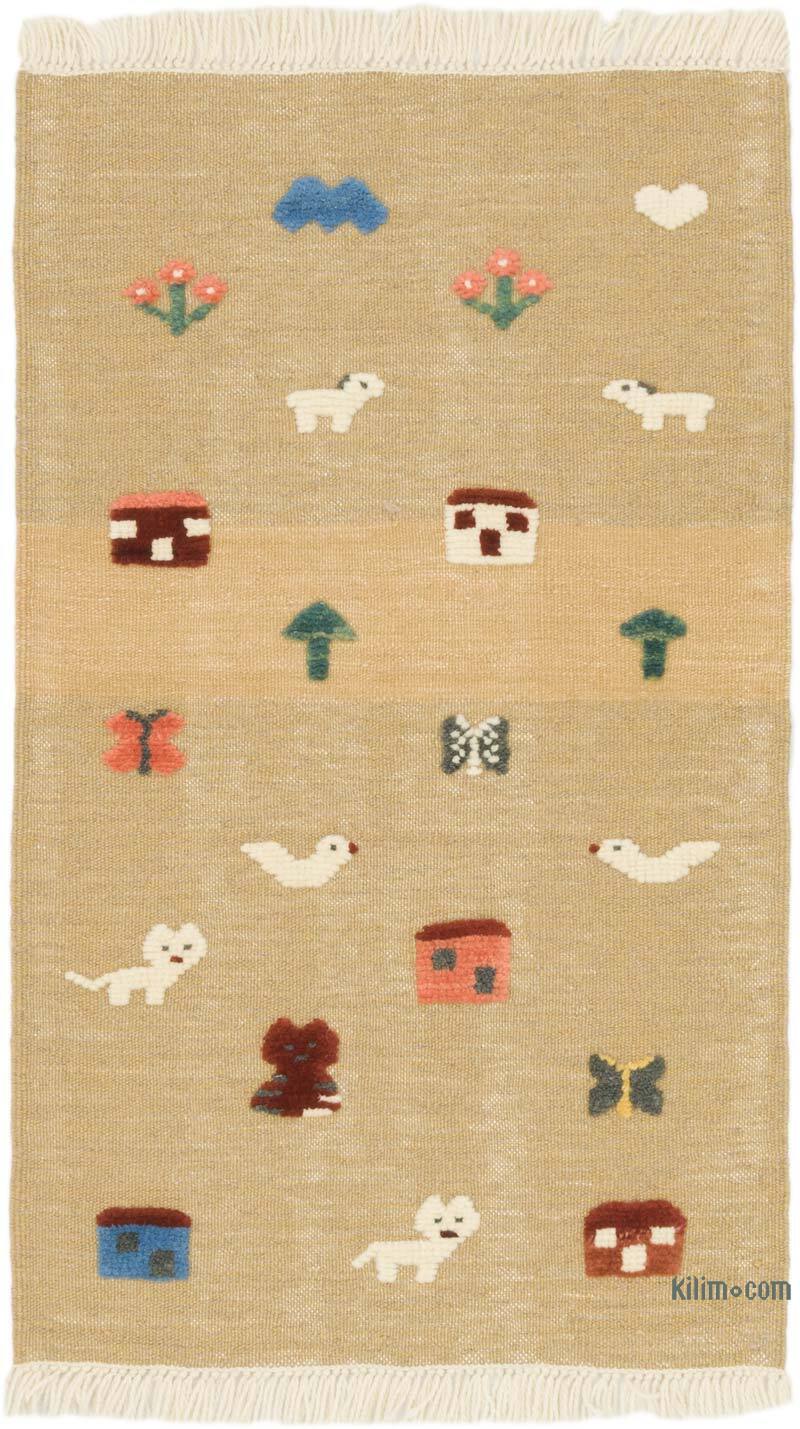 New Handwoven Turkish Kilim Rug - 2' 4" x 3' 11" (28" x 47") - K0075192