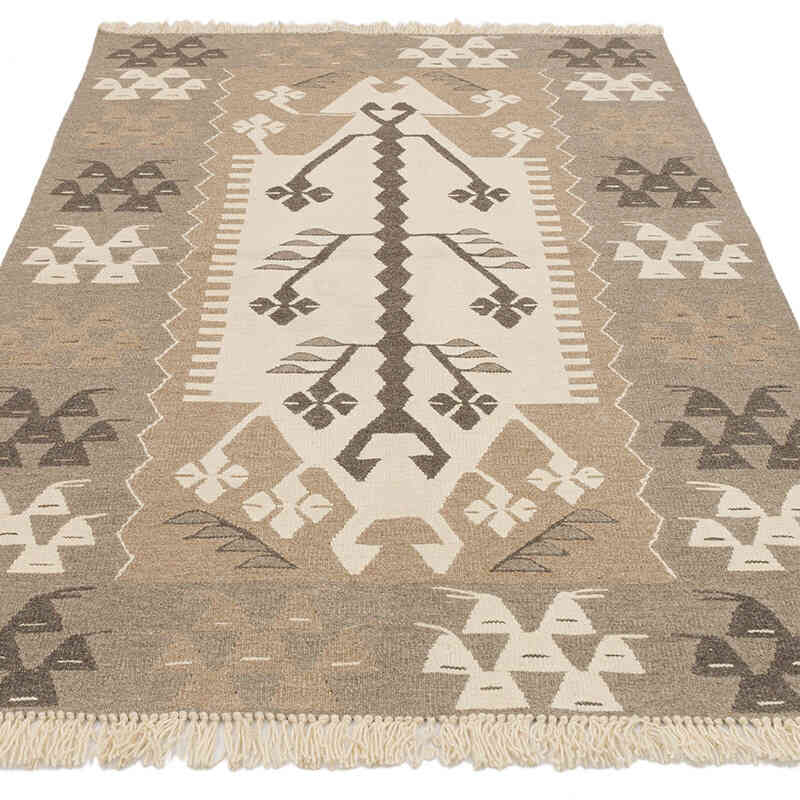 Yeni Kök Boya El Dokuma Kilim - 113 cm x 165 cm - K0075194