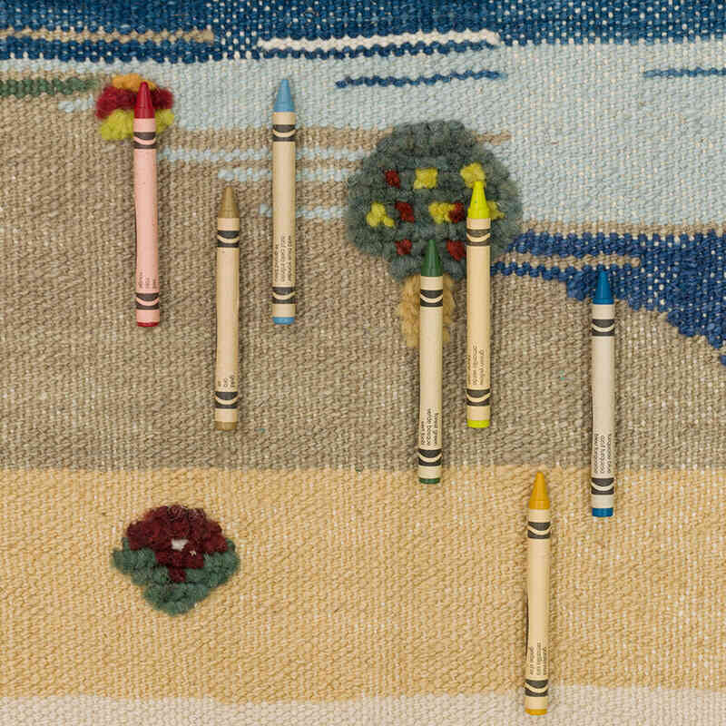 Nueva Alfombra Turca Kilim - 93 cm x 172 cm - K0075197