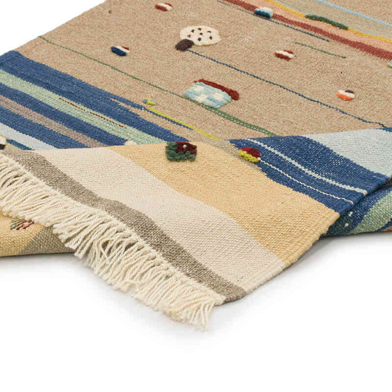 Nueva Alfombra Turca Kilim - 93 cm x 172 cm - K0075197