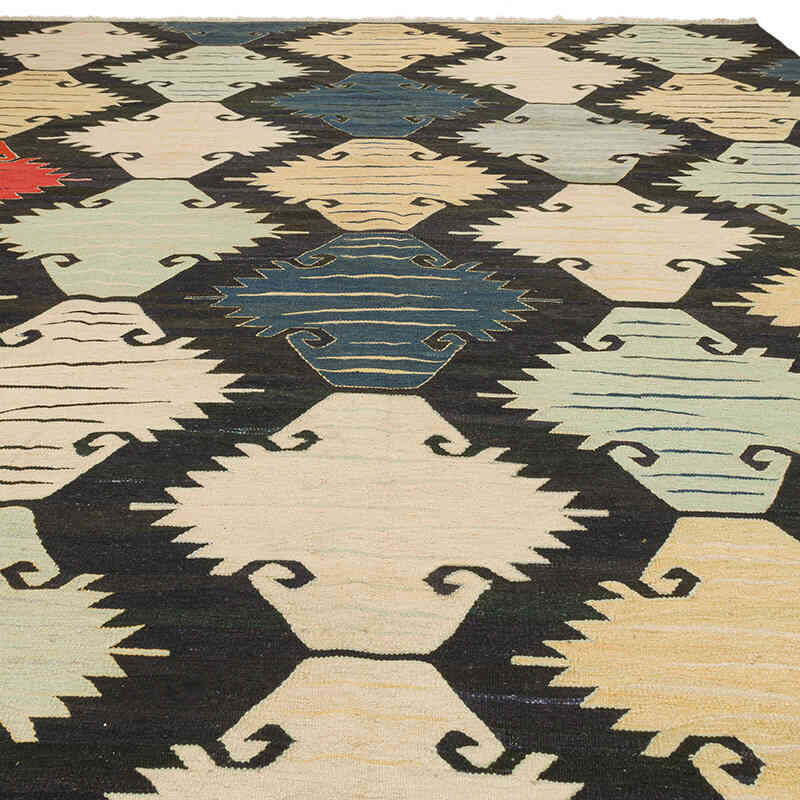 New Handwoven Turkish Kilim Rug - 10' 3" x 14'  (123" x 168") - K0075198