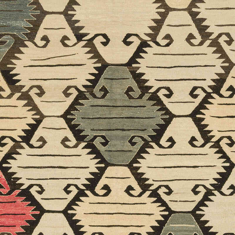 New Handwoven Turkish Kilim Rug - 5' 8" x 7' 9" (68" x 93") - K0075199