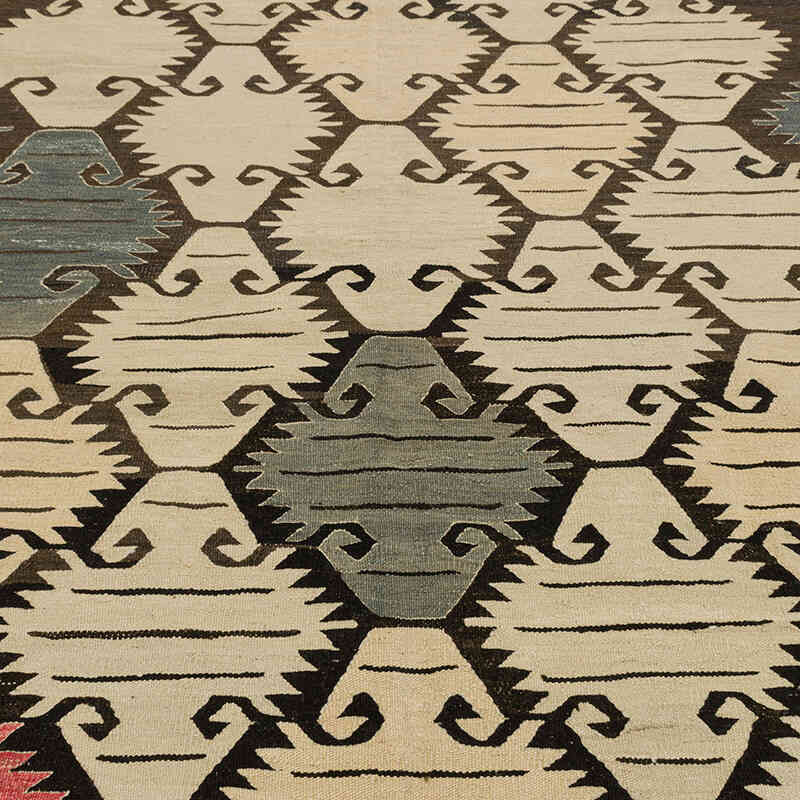 New Handwoven Turkish Kilim Rug - 5' 8" x 7' 9" (68" x 93") - K0075199