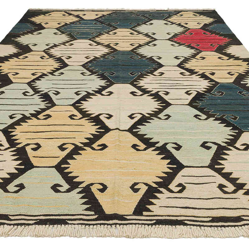 Yeni Kök Boya El Dokuma Kilim - 205 cm x 296 cm - K0075200