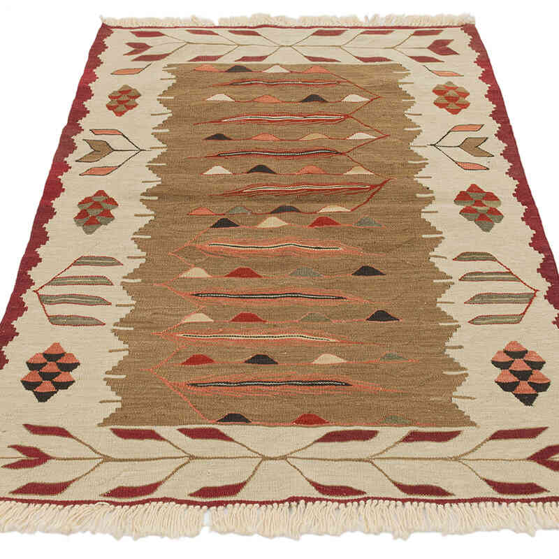 New Handwoven Turkish Kilim Rug - 2' 11" x 4'  (35" x 48") - K0075203