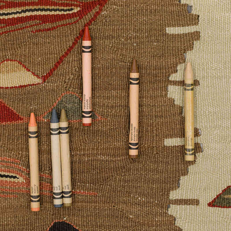 New Handwoven Turkish Kilim Rug - 2' 11" x 4'  (35" x 48") - K0075203