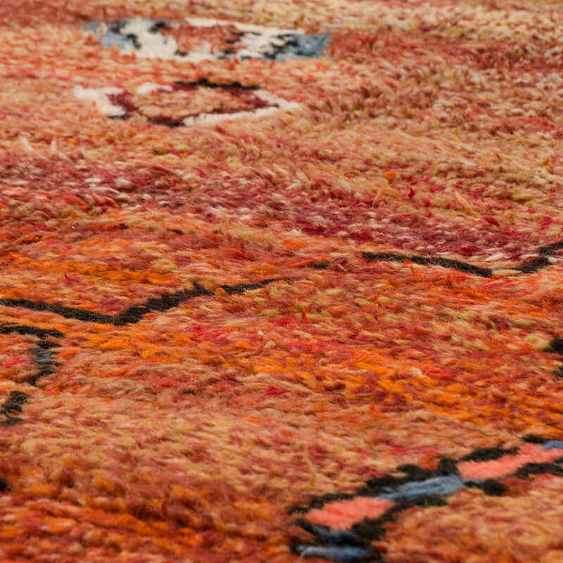 New Moroccan Style Hand-Knotted Tulu Rug - 9' 5" x 14' 9" (113" x 177") - K0075206
