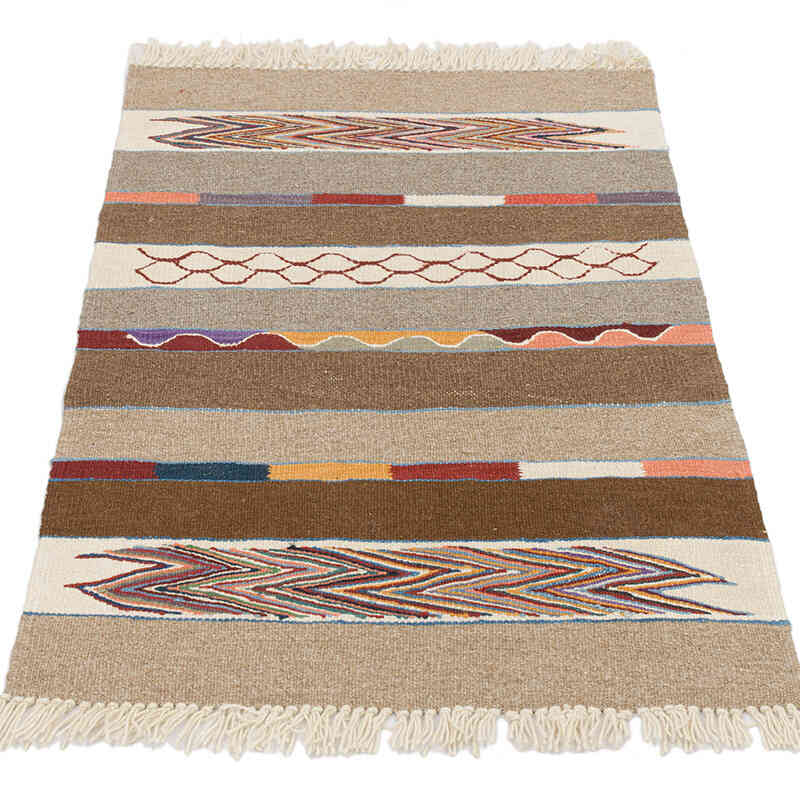 Nueva Alfombra Turca Kilim - 66 cm x 91 cm - K0075208