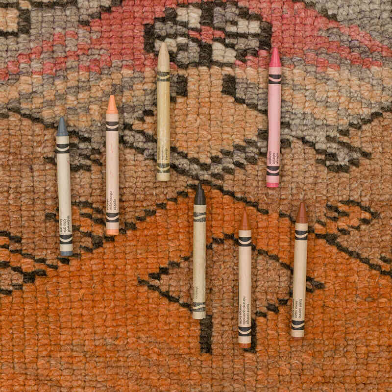 Alfombra Vintage de pasillo - 86 cm x 342 cm - K0075214
