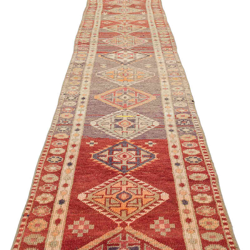 Alfombra Vintage de pasillo - 84 cm x 402 cm - K0075215