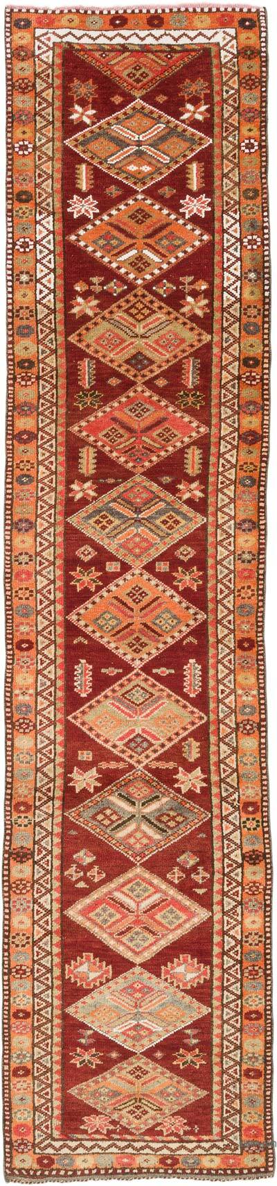 Vintage Anadolu Yolluk - 87 cm x 371 cm