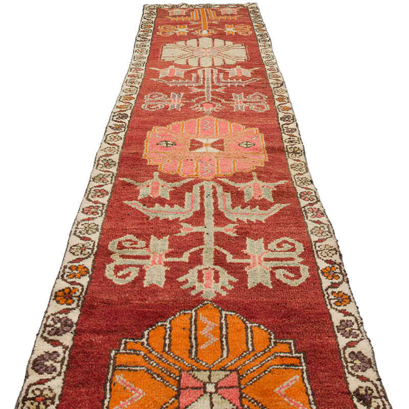 Alfombra Vintage de pasillo - 83 cm x 398 cm - K0075220