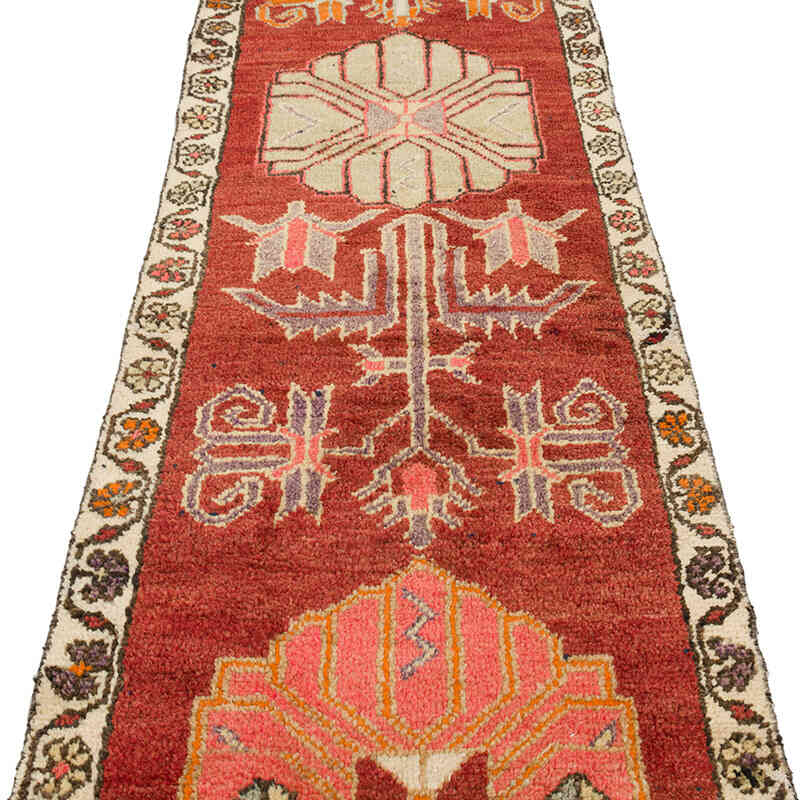 Alfombra Vintage de pasillo - 83 cm x 398 cm - K0075220