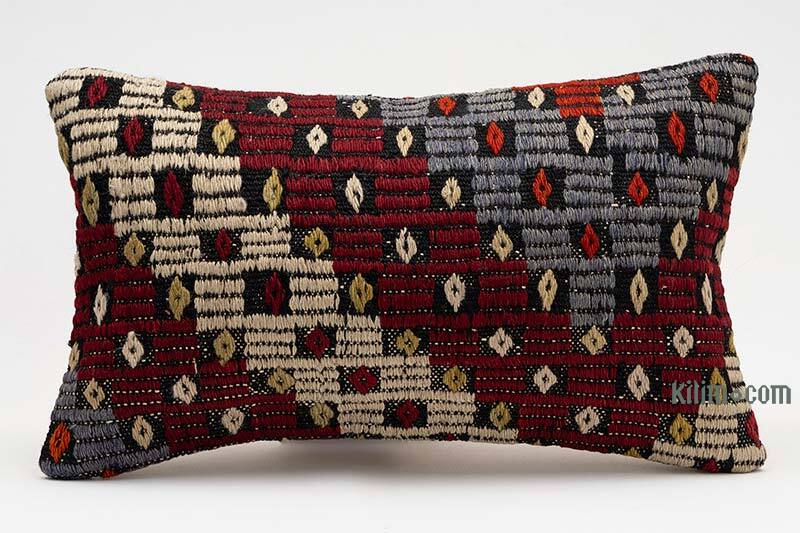 Kilim Pillow Cover - 1' 8" x 1'  (20" x 12") - K0075236