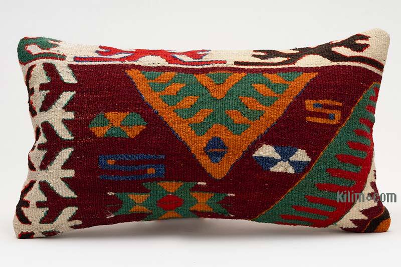 Kilim Pillow Cover - 1' 8" x 1'  (20" x 12") - K0075239