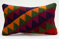 Kilim Pillow Cover - 1' 8" x 1'  (20" x 12")