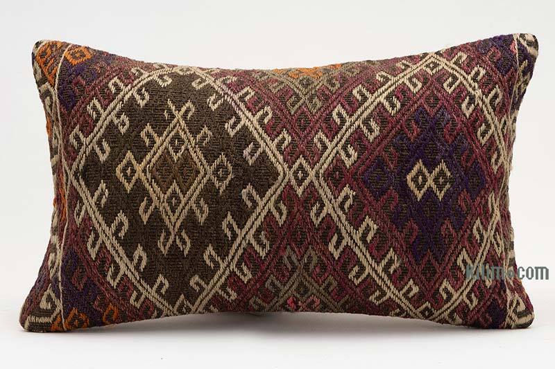Kilim Pillow Cover - 1' 8" x 1'  (20" x 12") - K0075282