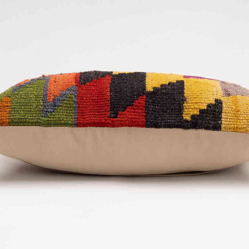 Kilim Yastık Kılıfı - 50 cm x 30 cm - K0075301