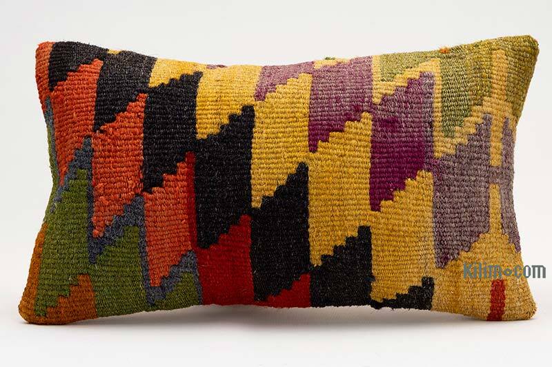 Kilim Yastık Kılıfı - 50 cm x 30 cm - K0075301