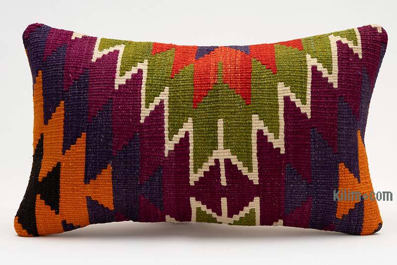 Kilim Yastık Kılıfı - 50 cm x 30 cm - K0075337