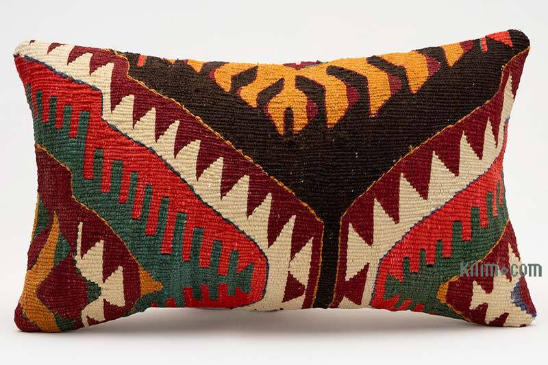 Kilim Pillow Cover - 1' 8" x 1'  (20" x 12") - K0075347