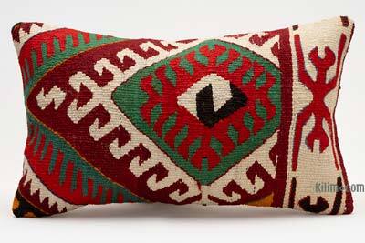 Kilim Pillow Cover - 1' 8" x 1'  (20" x 12")