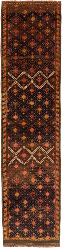 Alfombra Vintage de pasillo - 97 cm x 388 cm