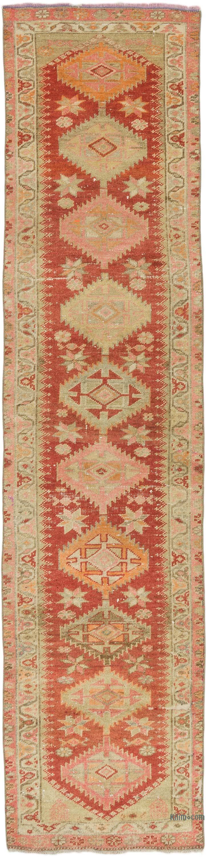 Alfombra Vintage de pasillo - 79 cm x 326 cm - K0075420