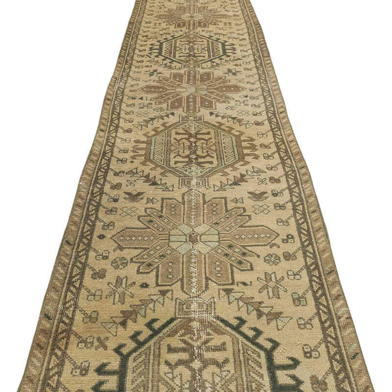 Vintage Tribal Runner Rug - 2' 6" x 12' 10" (30" x 154") - K0075421