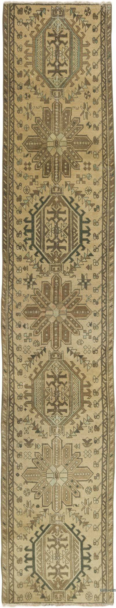 Vintage Tribal Runner Rug - 2' 6" x 12' 10" (30" x 154")
