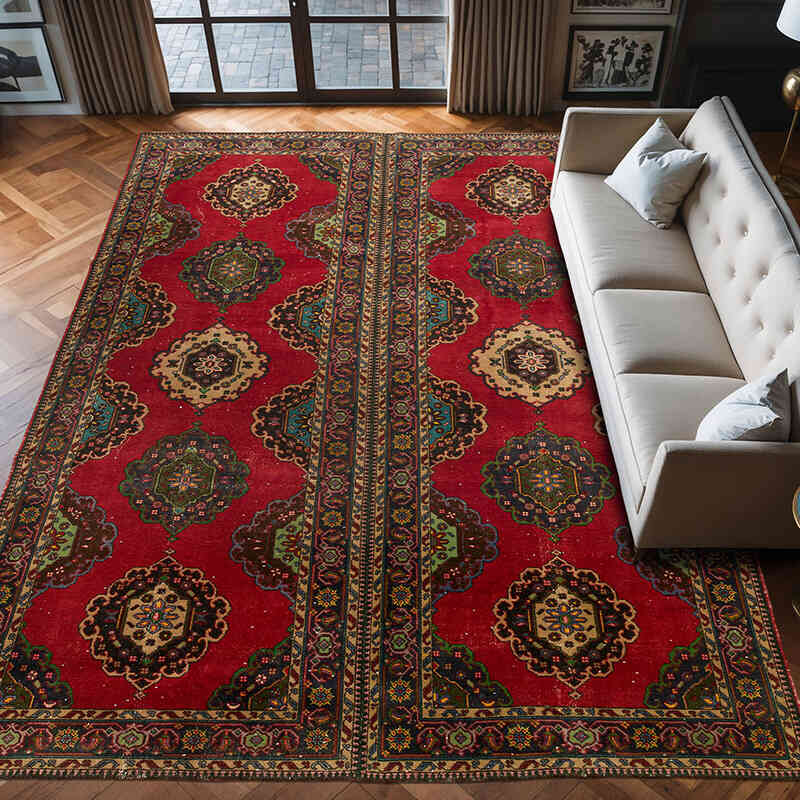 El Dokuma Vintage Hali - 287 cm x 405 cm - K0075424