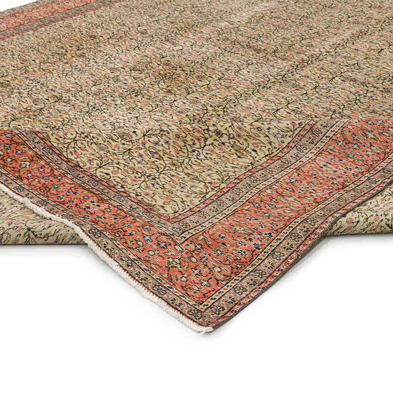 Alfombra Vintage Turca Anudada a Mano - 283 cm x 400 cm - K0075425