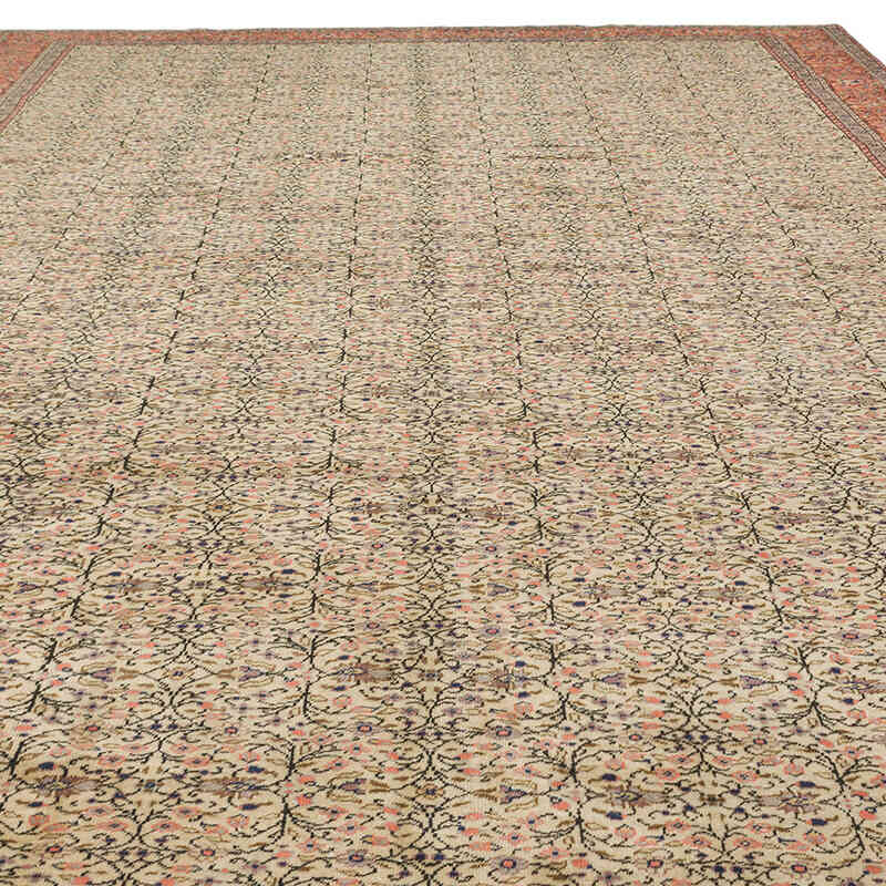 Alfombra Vintage Turca Anudada a Mano - 283 cm x 400 cm - K0075425