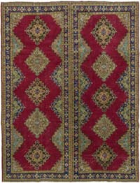 El Dokuma Vintage Hali - 300 cm x 390 cm