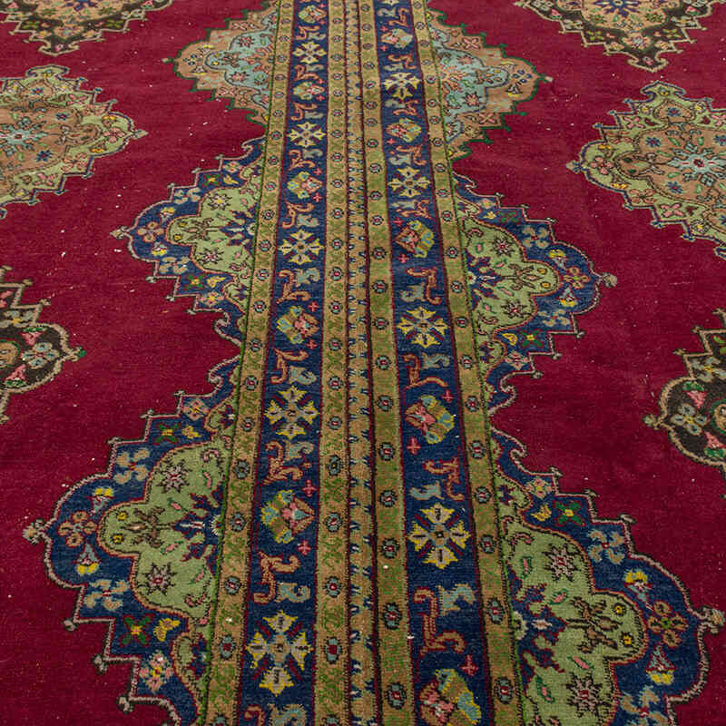 Vintage Turkish Hand-Knotted Rug - 9' 10" x 12' 10" (118" x 154") - K0075426