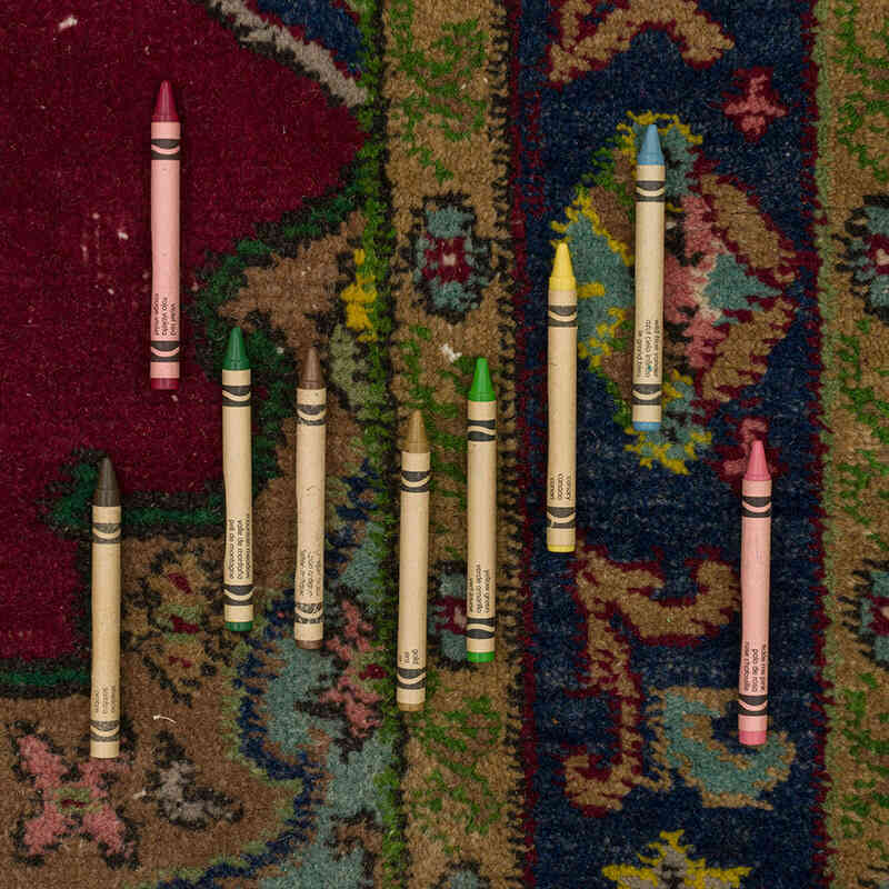 Vintage Turkish Hand-Knotted Rug - 9' 10" x 12' 10" (118" x 154") - K0075426