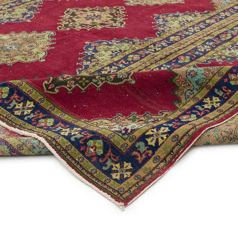 Vintage Turkish Hand-Knotted Rug - 9' 10" x 12' 10" (118" x 154") - K0075426
