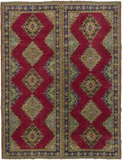 El Dokuma Vintage Hali - 300 cm x 390 cm